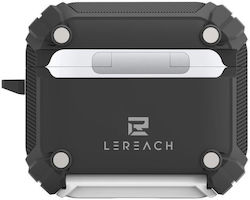 Case for Wireless Earbuds AirPods 4 LeReach Mega Series Armor Edition Base White Black Case for Wireless Earbuds AirPods 4 LeReach Mega Series Armor Edition Base White Black