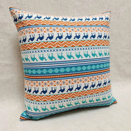 Oxygen Dekorativer Kissenbezug Ethic By Maroco Eco Text Stoff 45x45cm