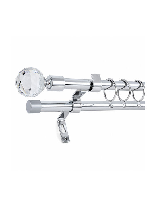 My Home Luxury Ausziehbare Metallische Vorhangs...
