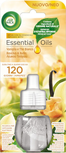 Airwick Ersatz für Steckdose Raumduft Vanille & Weiße Tee Blüten 1 Stück 19ml