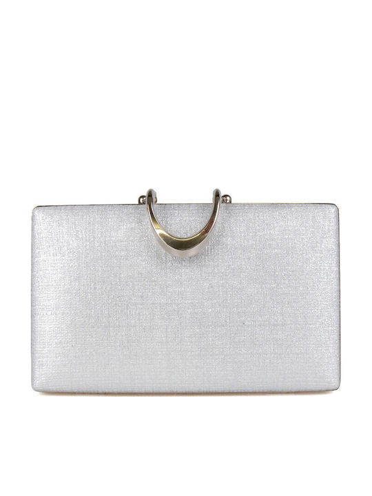 Silia D Γυναικείο Clutch Ασημί