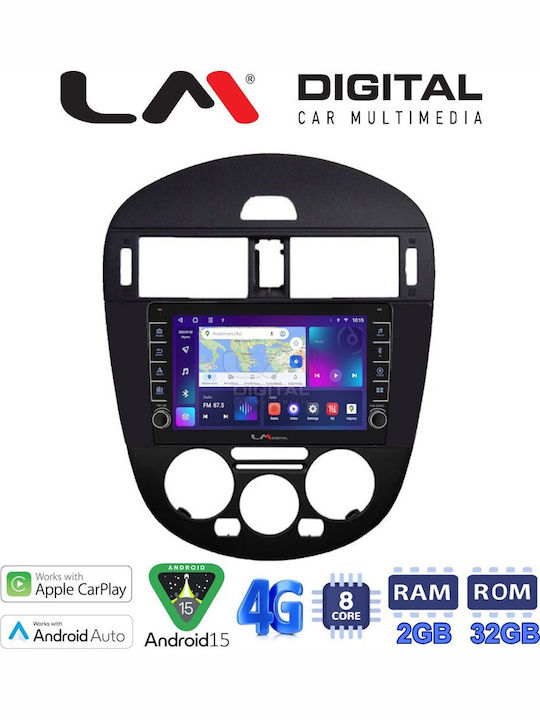 LM Digital Auto-Audiosystem für Nissan Pulsar 2015 Bluetooth USB Eingebautes Wi-Fi GPS Apple CarPlay Android Auto