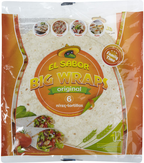 El Sabor Тортила Wraps 370гр 6 броя