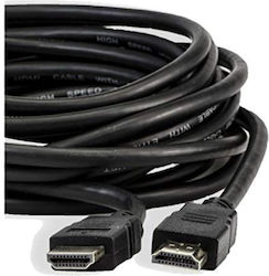Speed HDMI male - HDMI male 0.15m Μαύρο Speed HDMI male - HDMI male 0.15m Μαύρο