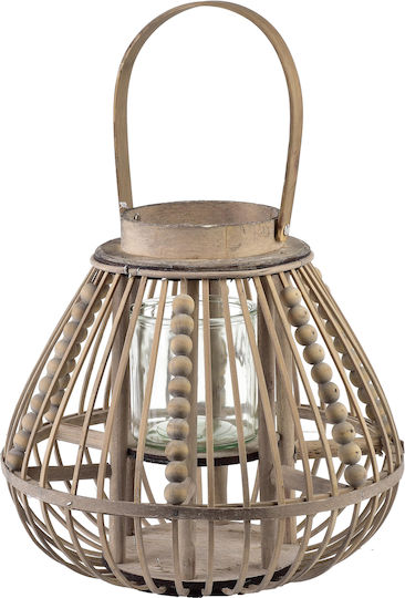Mondex Dekoratives Tischlicht Wachs-Politur 30x28cm