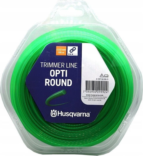 Husqvarna Opti Round Brush Cutter Trimmer Line Round Length 2m and Thickness 2mm