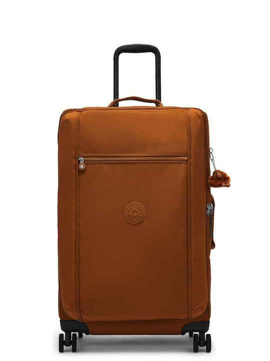 Kipling Large Travel Suitcase Mokka Height 72cm