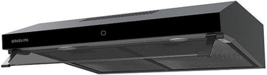 Davoline Delphi Plus 060 TC 2M Standard Vent Hood 60cm Black
