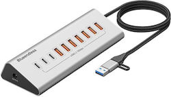 Blueendless USB Hub 10 Θυρών (USB-A) PE051U
