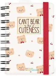 Legami Milano Teddy Bear Tagesagenda 2027, Burg...
