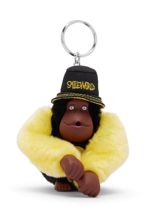 Kipling Μπρελόκ Happy Monkey Happy Yellow