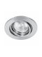 Cadru Metalic Rotund pentru Spot GU10 Argintiu 3x3cm