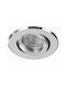 Cadru Metalic Rotund pentru Spot GU10 Argintiu 2x2cm