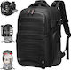 Rucsac Foto Multifuncțional 2 În 1 Geantă Profesională Pentru Camere Dslr Mirrorless Camere Sport Dronă Suport Pentru Trepied Obiective Accesorii Compartiment Pentru Laptop Impermeabil Rucsac Cu Buzunare Multiple Capacitate Mare 20x43x30 Cm