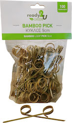 Ready 2u Pick Bamboo Circle 9cm 100pcs 6-73277