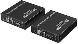 Lenkeng Kvm Hdmi Extender Over Ethernet 4k60hz 70m Loop Poc Lkv565kvm-p Lenkeng Kvm Hdmi Extender Over Ethernet 4k60hz 70m Loop Poc Lkv565kvm-p