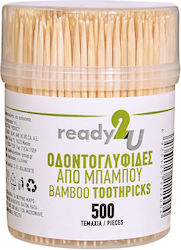 Ready 2u Οδοντογλυφίδες Βαρελάκι 500τεμ 6-73196 Ready 2u Οδοντογλυφίδες Βαρελάκι 500τεμ 6-73196