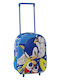 Cerda Sonic The Hedgehog Σχολική Τσάντα Τρόλεϊ Νηπιαγωγείου