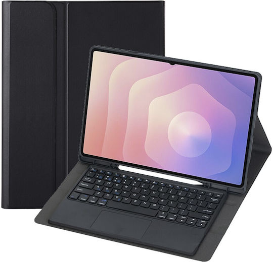 Tablet Case Bluetooth Keyboard Touchpad Pen Holder Samsung Galaxy Tab S11 Ultra 14.6 Black