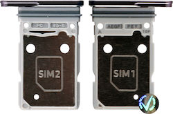 Samsung A57 5g A576 Dual Sim Card Holder Grey Gh98-50759a Original Service Pack Samsung A57 5g A576 Dual Sim Card Holder Grey Gh98-50759a Original Service Pack