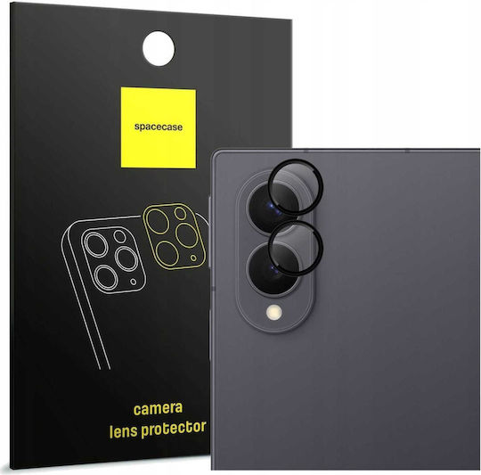 Tempered Glass Samsung Galaxy Z Fold8 Spacecase Camera Ring Scratch-Resistant Protective Glass Camera Lens Aluminum Frame Black 5905719143787