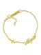 Bijou Box Damen Armband mit Mutti-Design aus vergoldetem Stahl mit Zirkon