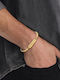 Calvin Klein Men's Bracelet from Gold Plated Steel 20cm