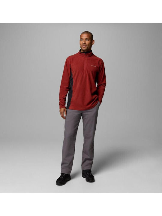 Columbia Klamath Range Ii Half Μπλούζα Red Oxid...