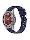 Gummi-Armband Blau 43mm