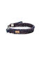 Unicord Handgemachtes Hundehalsband Halsband Knitted Braid Blau 23-29cm XSklein