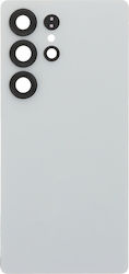Samsung Galaxy S25 Ultra Battery Door + Battery Door Adhesive + Back Camera Lens Bezel Gray Oem Samsung Galaxy S25 Ultra Battery Door + Battery Door Adhesive + Back Camera Lens Bezel Gray Oem