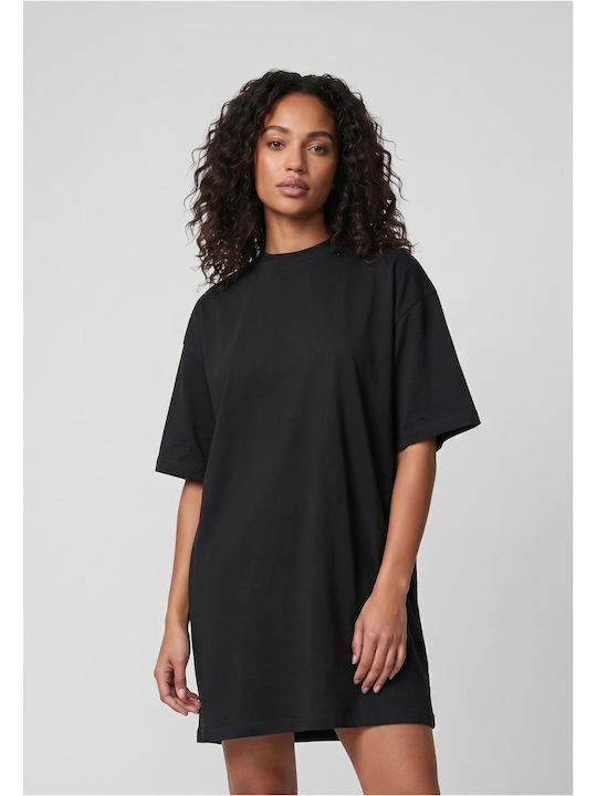 Rochii De Vară Pentru Femei Mini Tricou Rochie Neagră+Negru