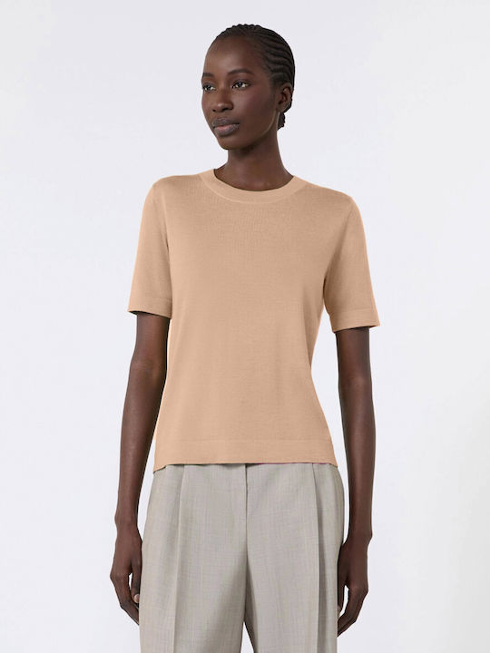 Γυναικείο Πουλόβερ Μάλλινο Beige