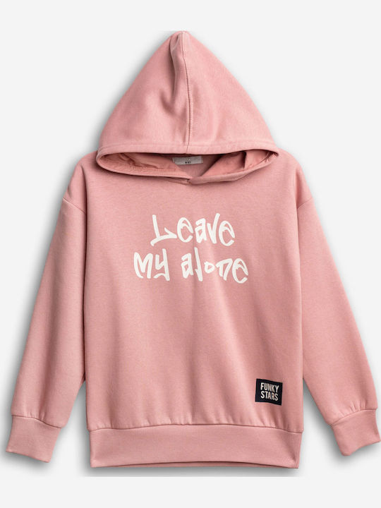 Kinder-Sweatshirt mit Koralle Kapuze