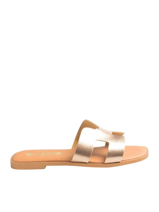 Baroque Women's Flat Sandals Gold