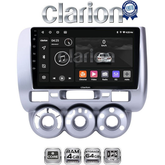 Clarion Gl52730 OEM Multimedia Car Audio System Honda Jazz 2002>2009 CarPlay Android Auto BT GPS Wi-Fi GPRS