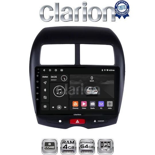 Clarion GL52026 Ecran OEM Multimedia Sisteme Audio Auto Mitsubishi ASX 2008> CarPlay Android Auto BT GPS Wi-Fi GPRS