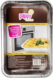 Pappy Home Aluminum Parallelogram Container 3 Pieces