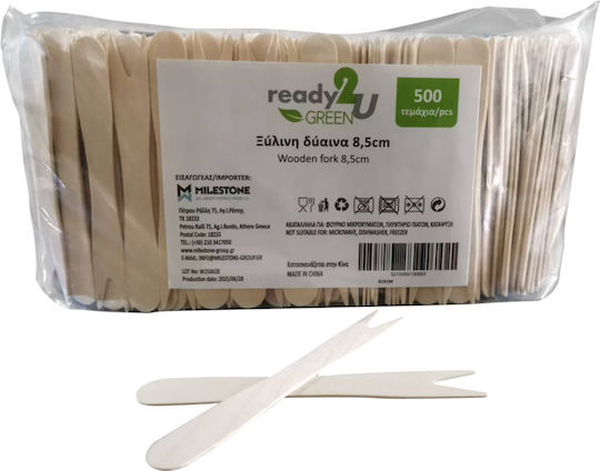 Ready Tacâmuri Din Lemn De Unică Folosință 500 Buc