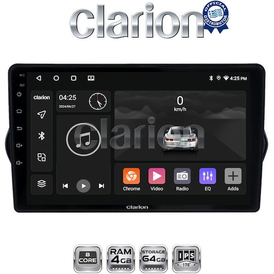 Clarion Gl52747 Oem Multimedia Auto-Audiosystem Fiat Tipo 2015 Carplay Android Auto Bluetooth GPS Eingebautes Wi-Fi GPRS