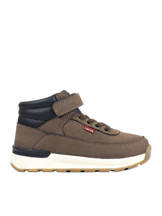 Levi's Kids Ankle Boots with Hoop & Loop Closur...