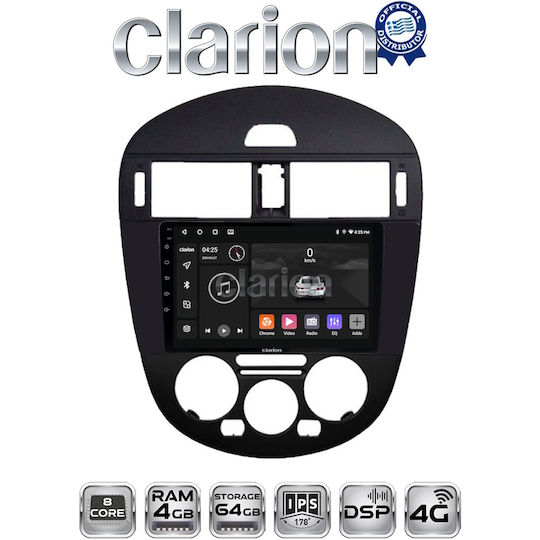 Clarion Gl72648b Екран OEM Мултимедия Автомобилни Аудио Системи Nissan Pulsar 2015 Apple CarPlay Android Auto Bluetooth GPS Wi-Fi GPRS