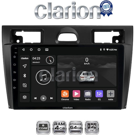 Clarion Gl52140b OEM Multimedia Car Audio System Ford Fiesta 2006 > 2008 CarPlay Android Auto BT GPS Wi-Fi GPRS