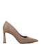 Suede Γόβες Καφέ