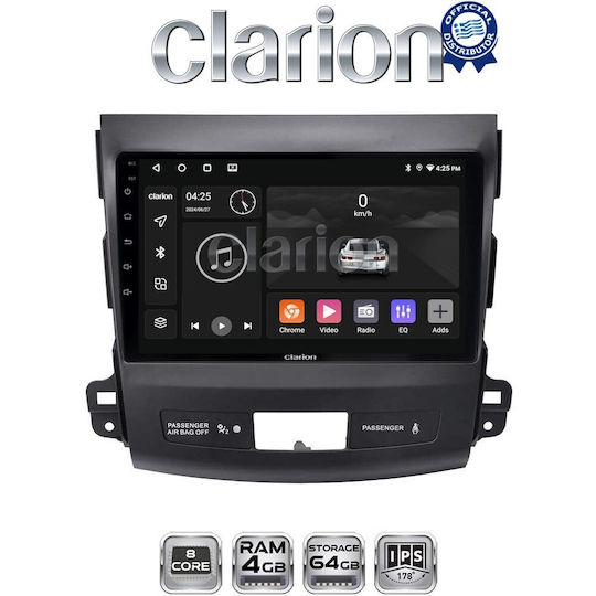 Clarion Gl52056 OEM Car Multimedia Screen Outlander C Crosser 4007 2006>2012 CarPlay Android Auto BT GPS WiFi GPRS