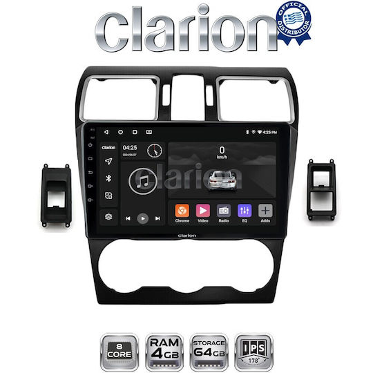Clarion Gl52262b OEM Мултимедийна Автомобилна Екран Subaru Impreza Forester 2013 CarPlay AndroidAuto BT GPS WiFi GPRS