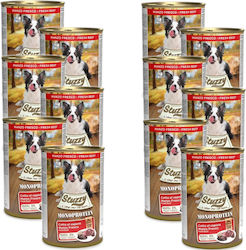 Stuzzy Nasses Hundefutter Dose Mit Rindfleisch Und Kalb Ohne Getreide 12x400gr Stuzzy Nasses Hundefutter Dose Mit Rindfleisch Und Kalb Ohne Getreide 12x400gr