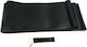 Tailored Leather Steering Wheel Cover Black Black Stitching 38cm