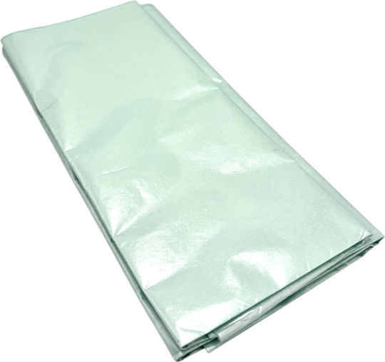 Iridescent Pearl Light Blue Tissue Paper 10 Pieces Χα1τ Riniotis Rin-cha1t