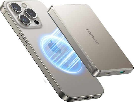 Joyroom JR-PBM08 Pro MagSafe Power Bank 10000mAh 22.5W with 2 USB-C Ports Titanium